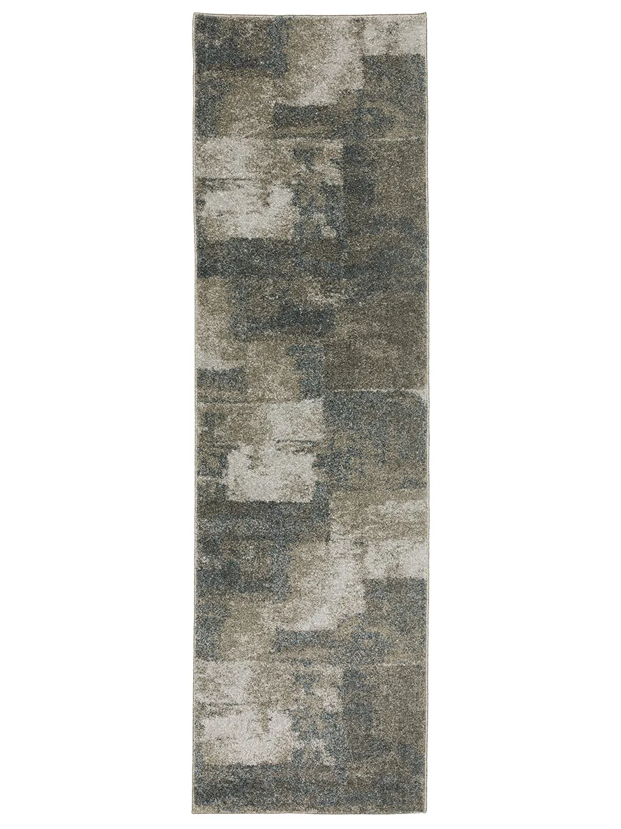 Alton 2'3" x 7'6" Blue Rug