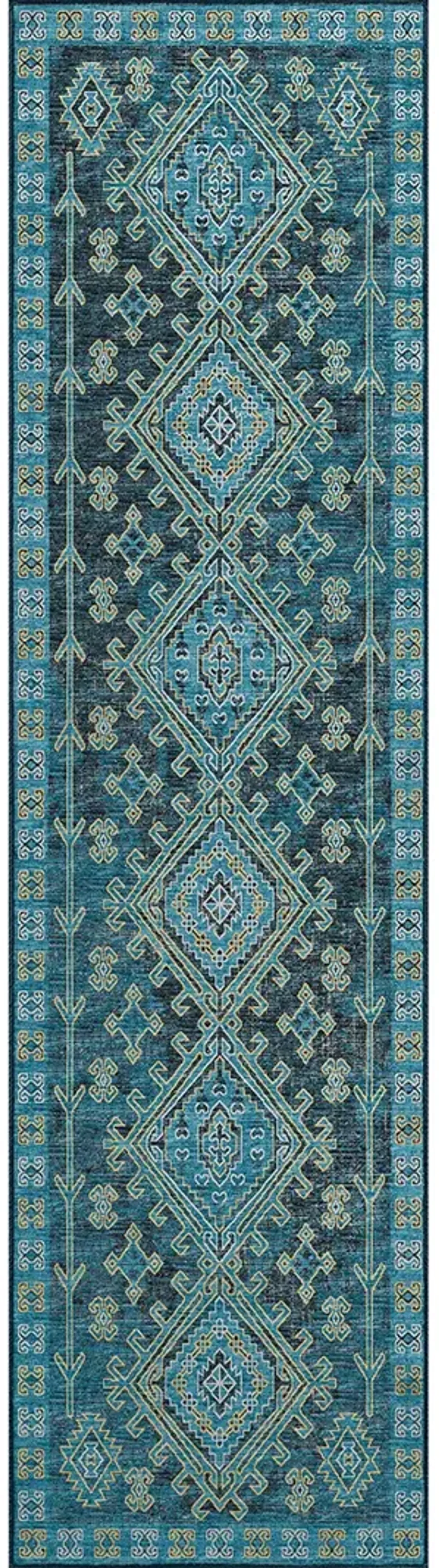 Brisbane BR2 Navy 2'3" x 7'6" Rug