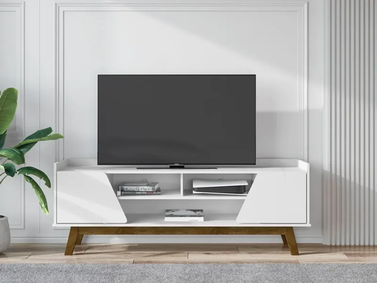 Marcus Medium TV Stand in White