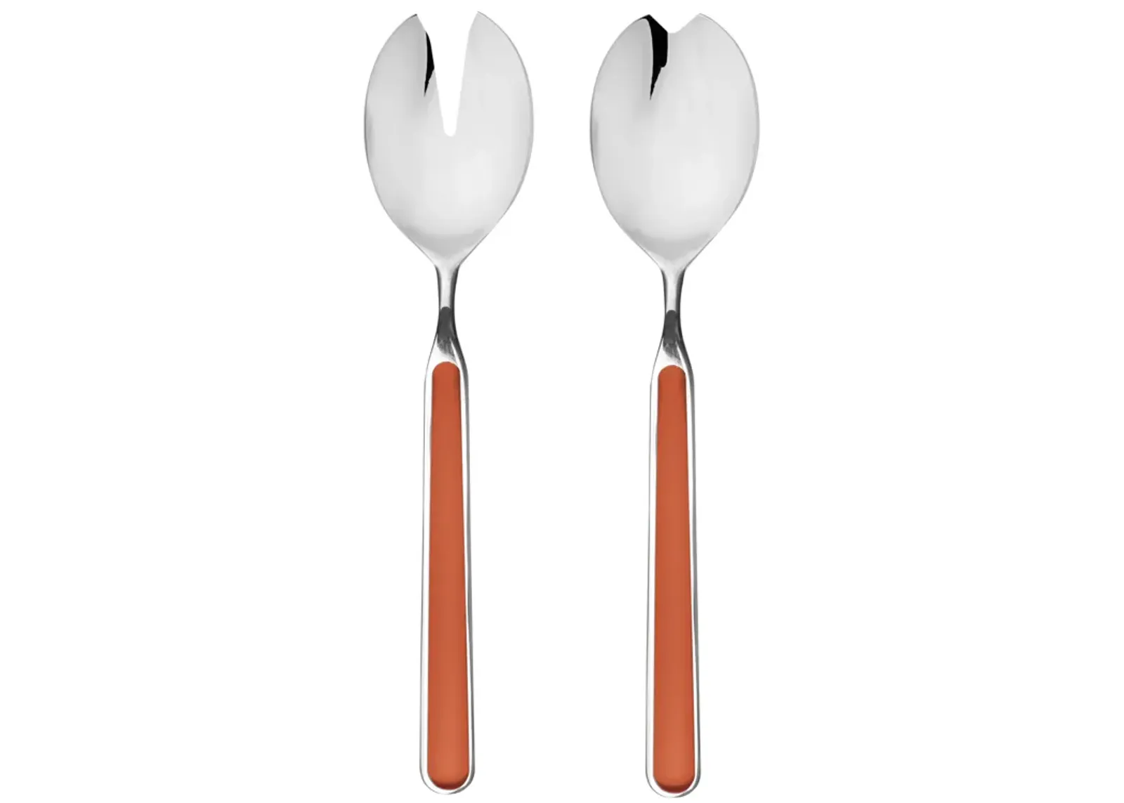 Fantasia 2-Piece Salad Serving Set in Rust