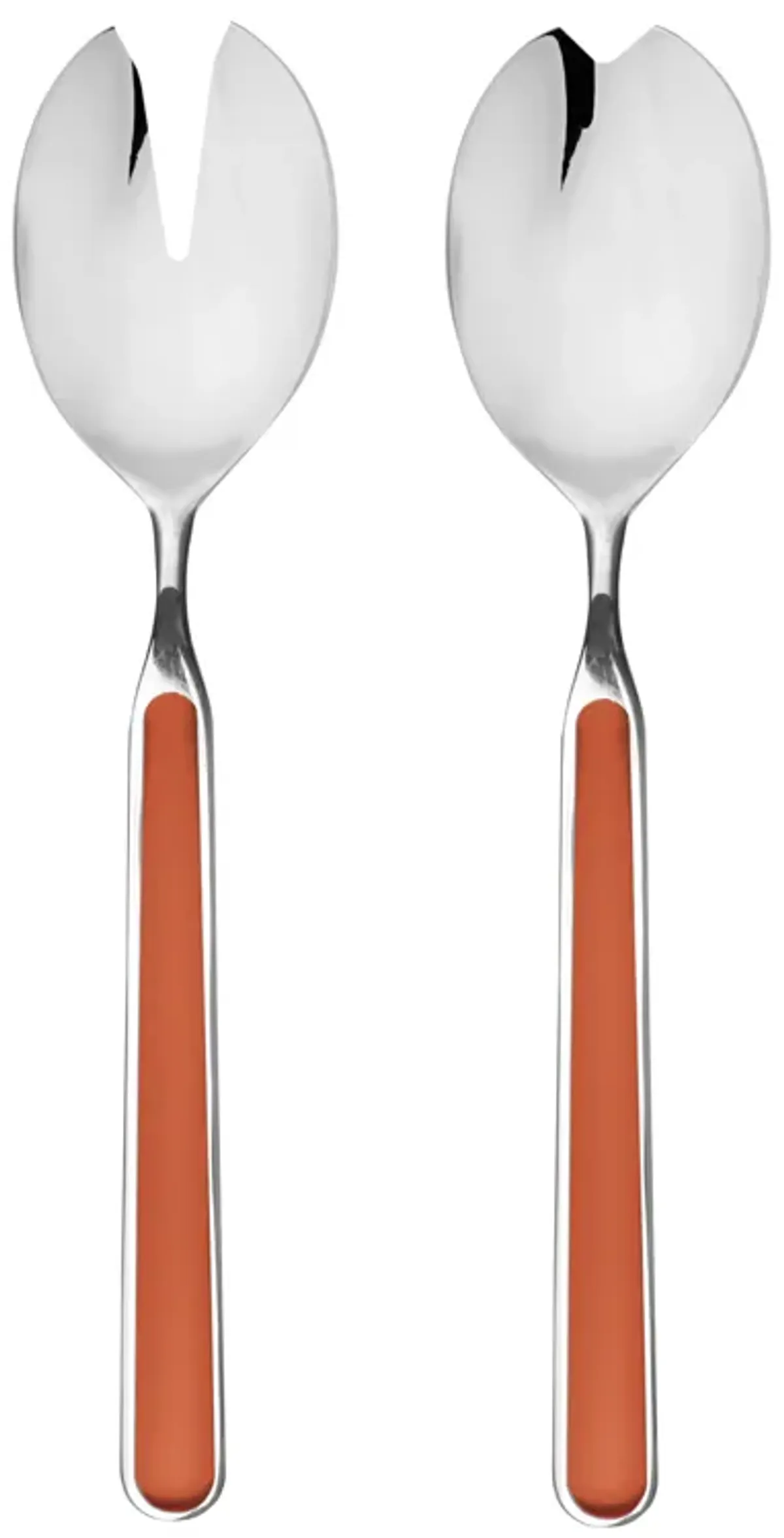 Fantasia 2-Piece Salad Serving Set in Rust