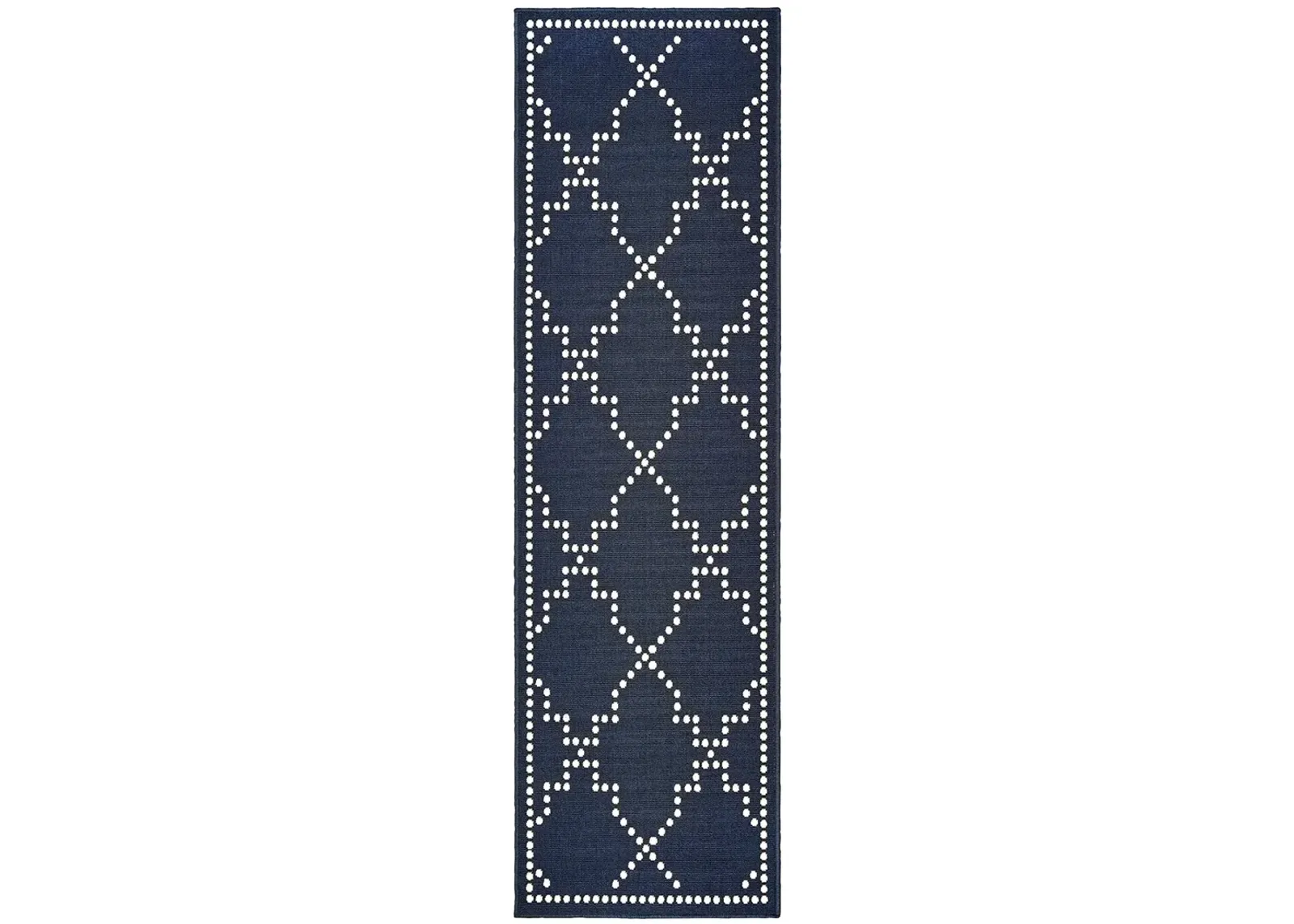 Marina 2'3" x 7'6" Navy Rug