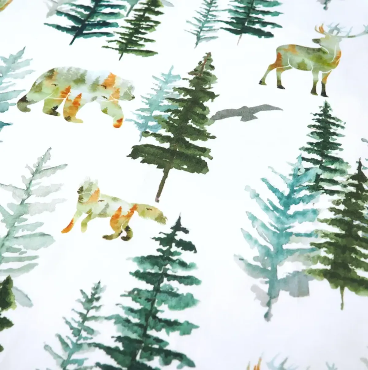 Super Soft Fitted Crib Sheet - In The Woods