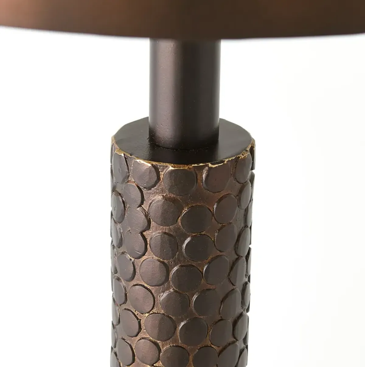 Hammered Martini Table- Bronze