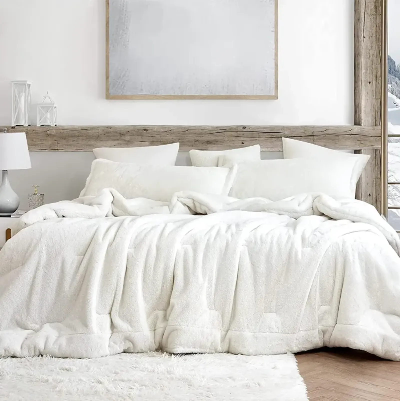 Chunky Bunny - Coma Inducer® Oversized King Comforter - Farmhouse White