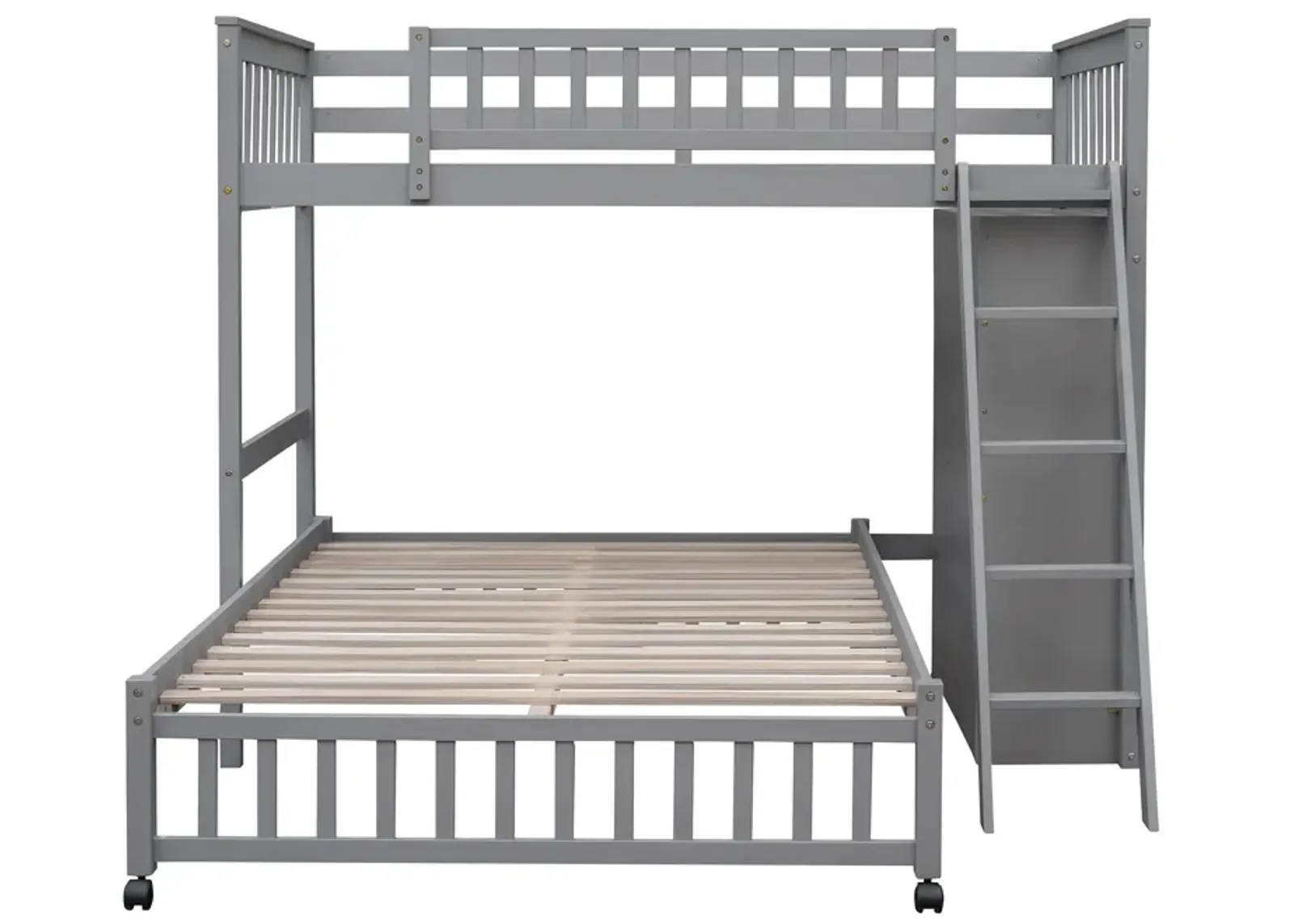 Merax Wooden Bunk Bed with 6 Drawers