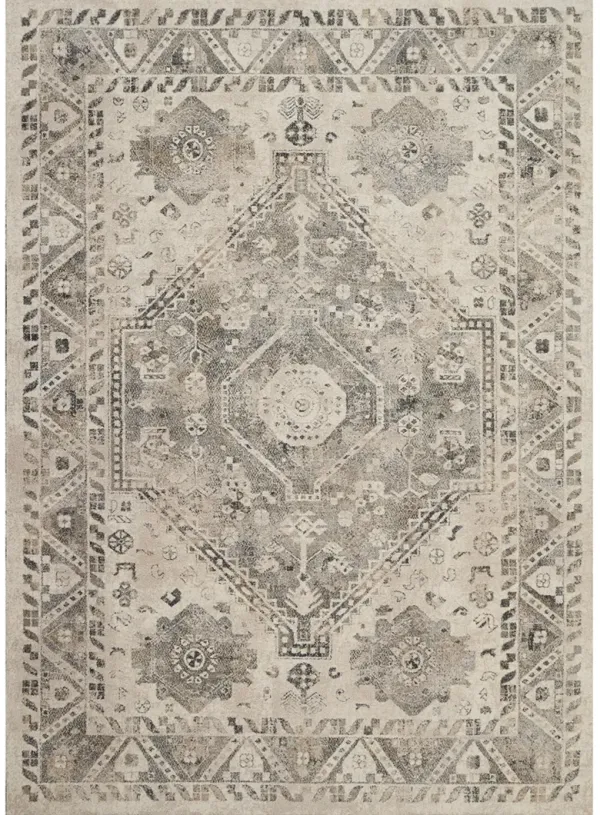 Fusion FSS11 Cream/Gray 9'6" x 13' Rug