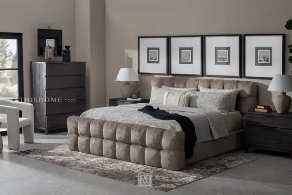 Dylan King Upholstered Bed