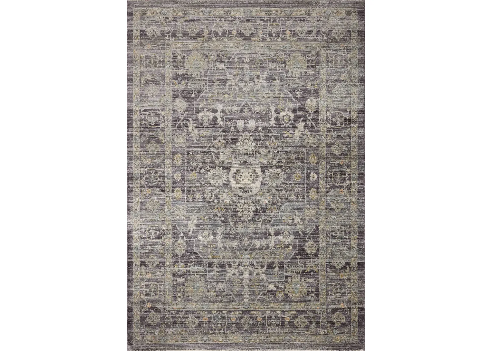 Katherine KES03 Midnight /Tobacco 3'6" x 5'6" Rug by Jean Stoffer