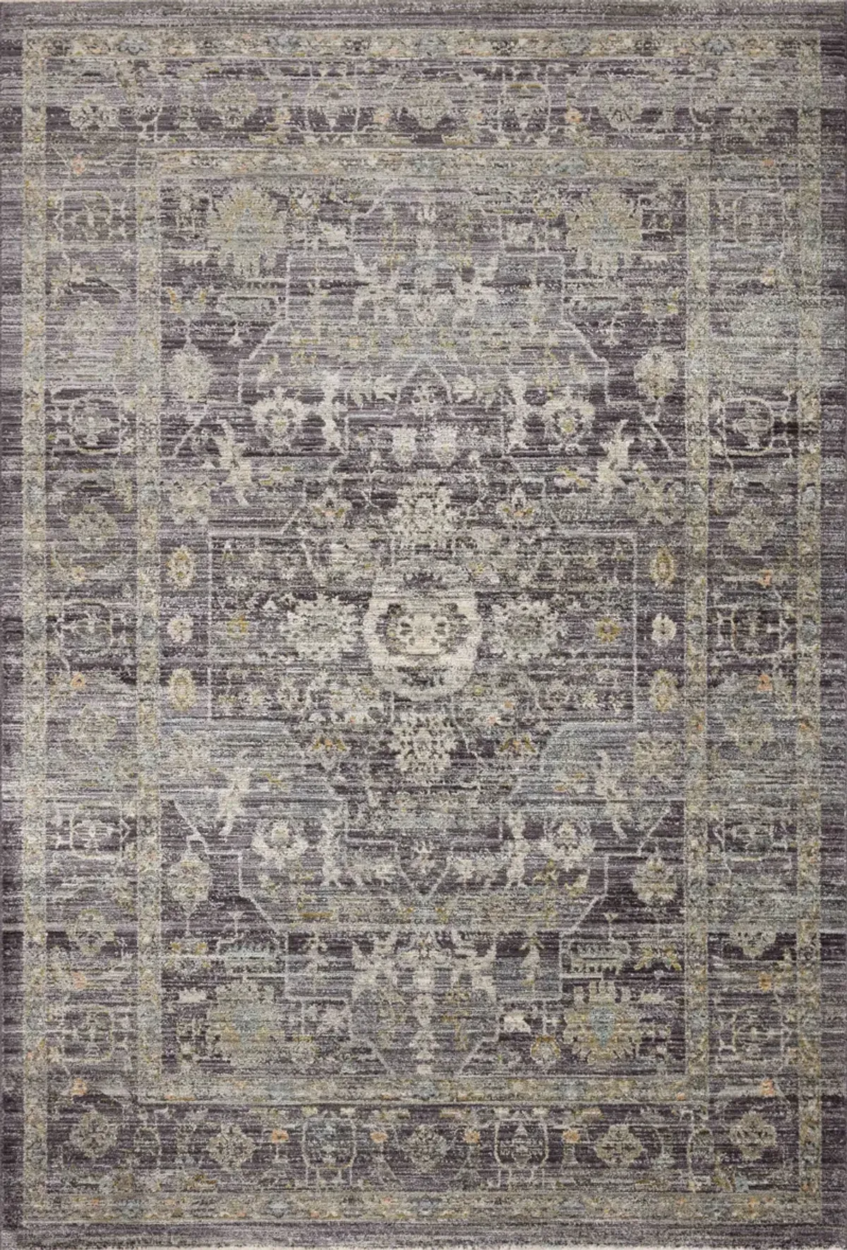 Katherine KES03 Midnight /Tobacco 3'6" x 5'6" Rug by Jean Stoffer