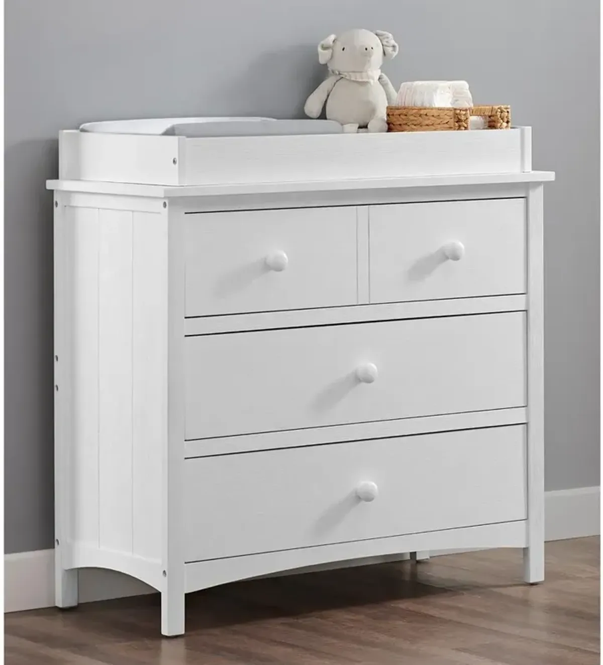 Oxford Baby Castle Hill Changing Topper Rta Barn White