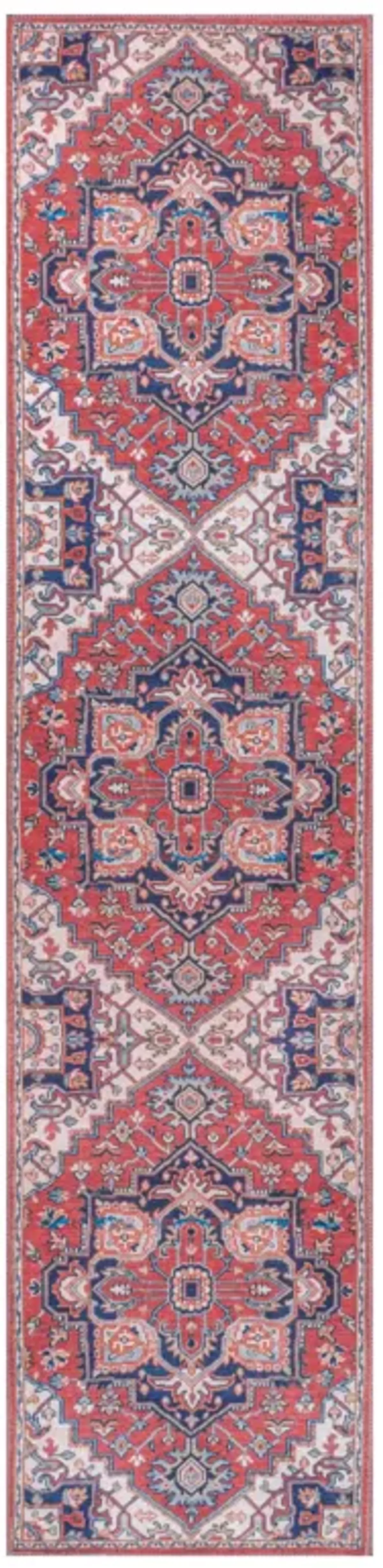 Cirali Ornate Large Medallion Washable Indoor/Outdoor Area Rug