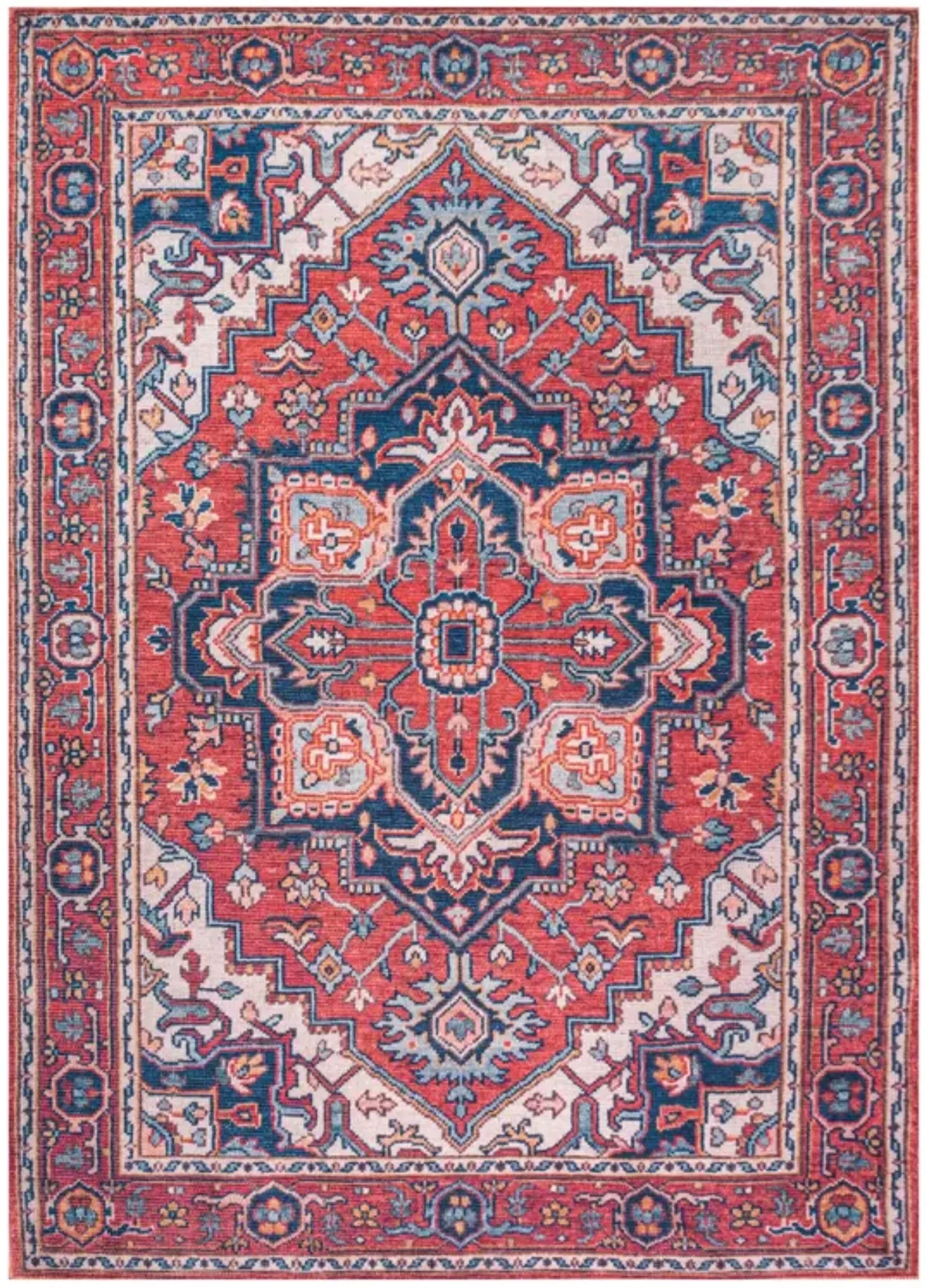 Cirali Ornate Large Medallion Machine-Washable Area Rug