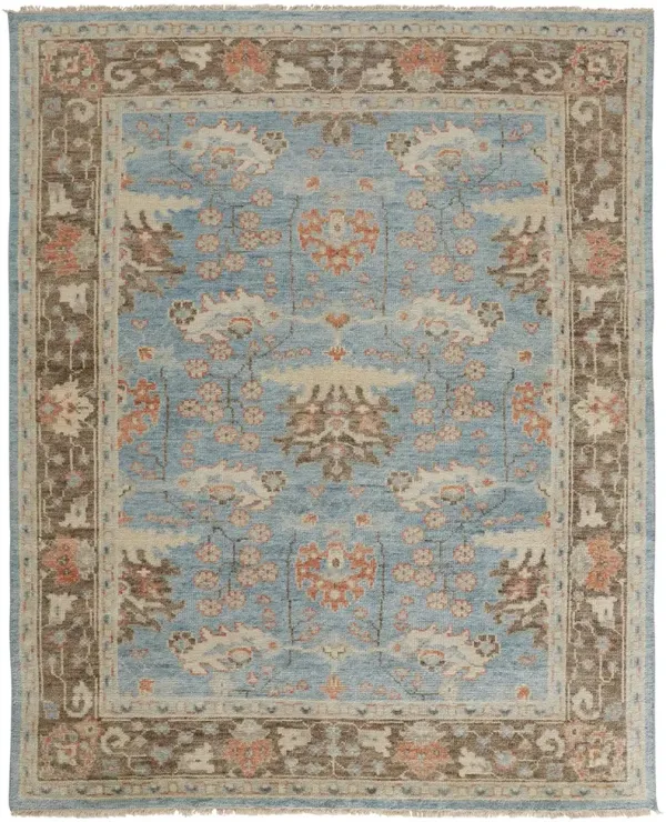 Beall 6710F Blue/Brown 2'6" x 8' Rug