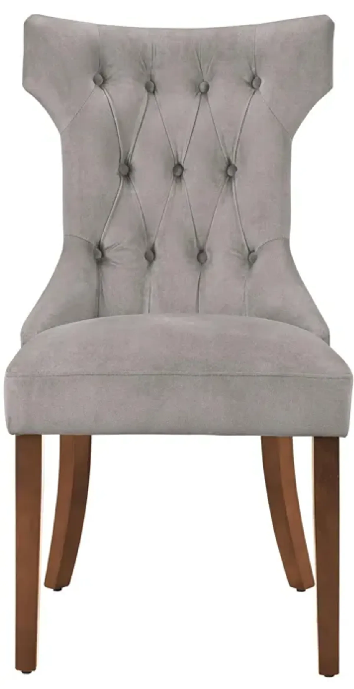 DHP Clairborne Tufted Hourglass Dining Chair, Set of 2, Taupe