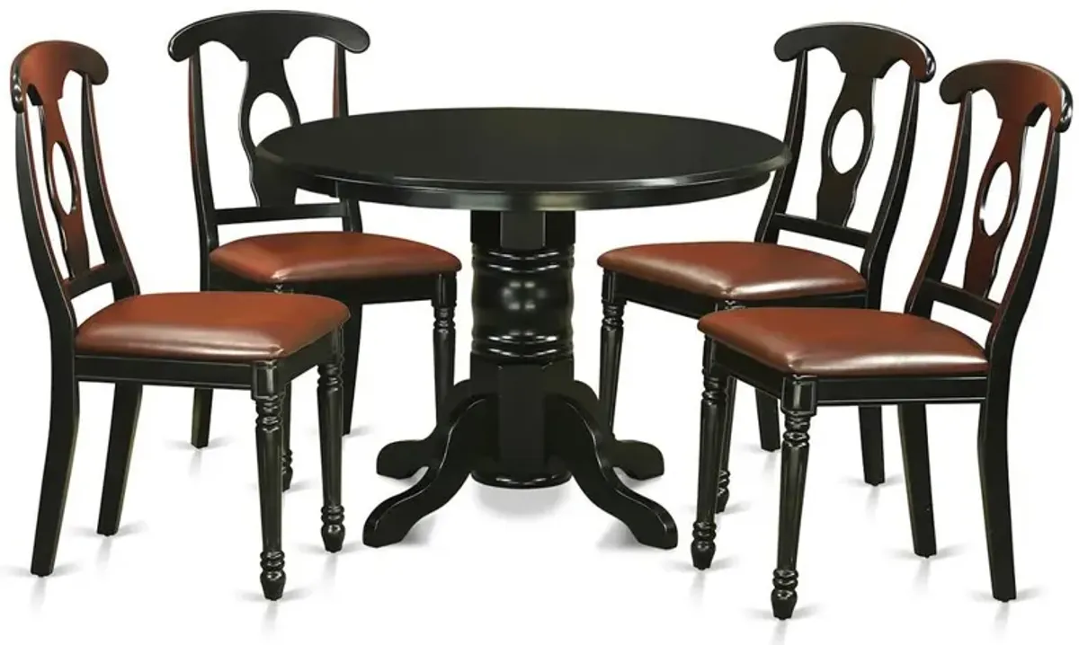 5 Pc Table set for 4-Dining Table and 4 Dining Chairs