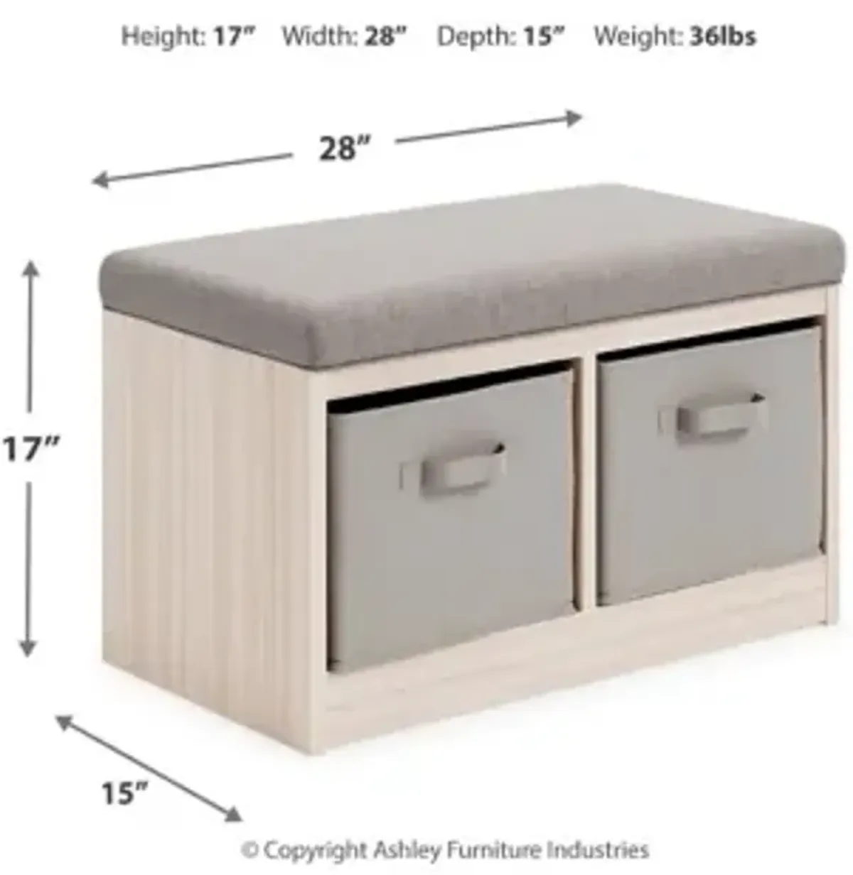 Blariden Storage Bench