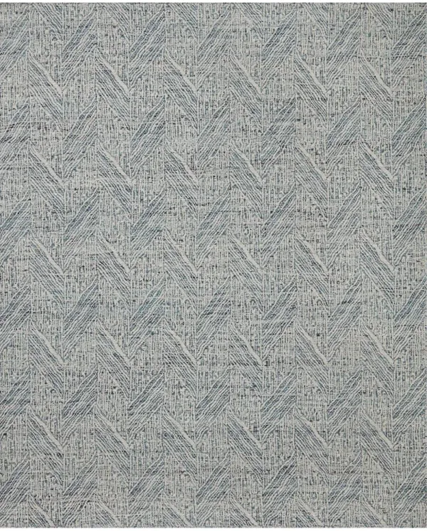Raven RAV-01 Blue / Ivory 5''6" x 8''6" Rug by