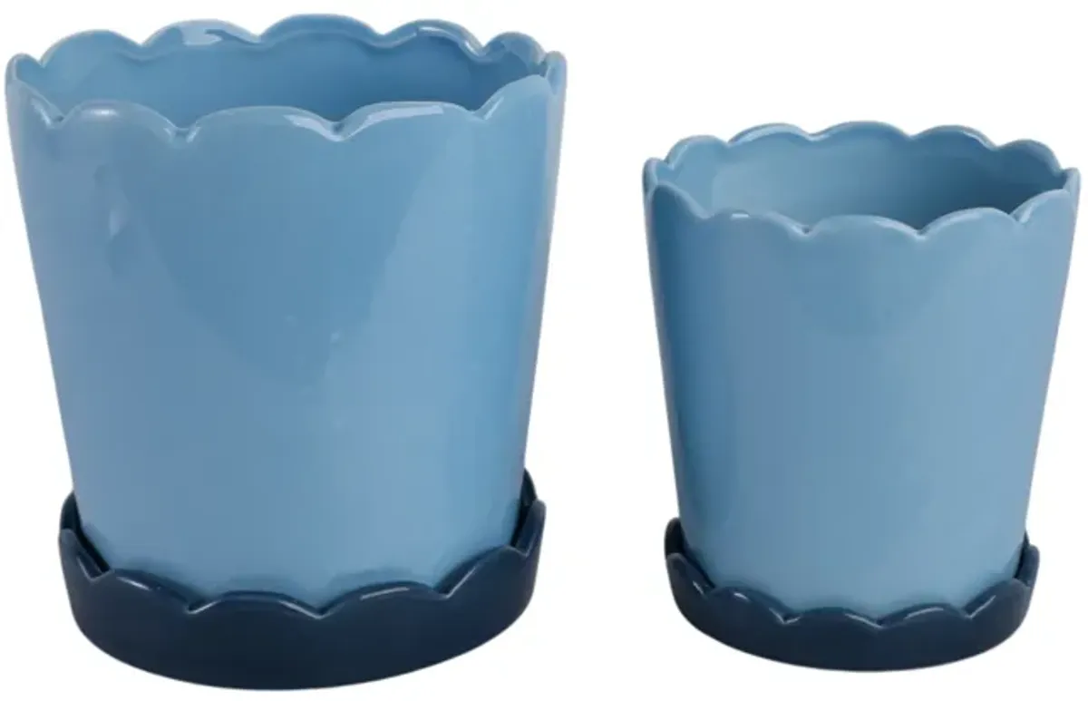 Scallop Edge Planters