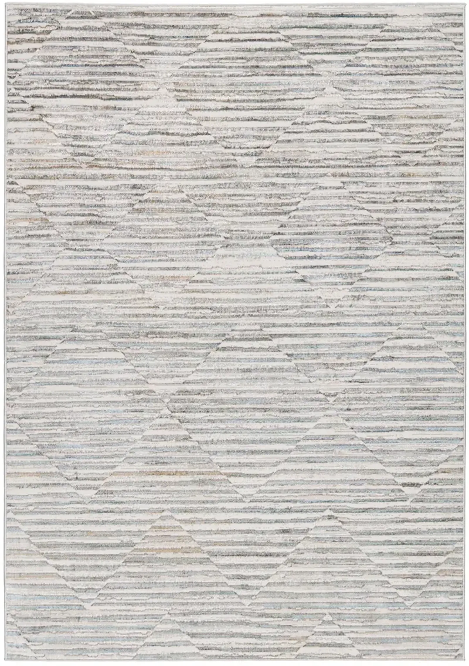 Melo Wilmot Gray 2'6" x 10' Runner Rug