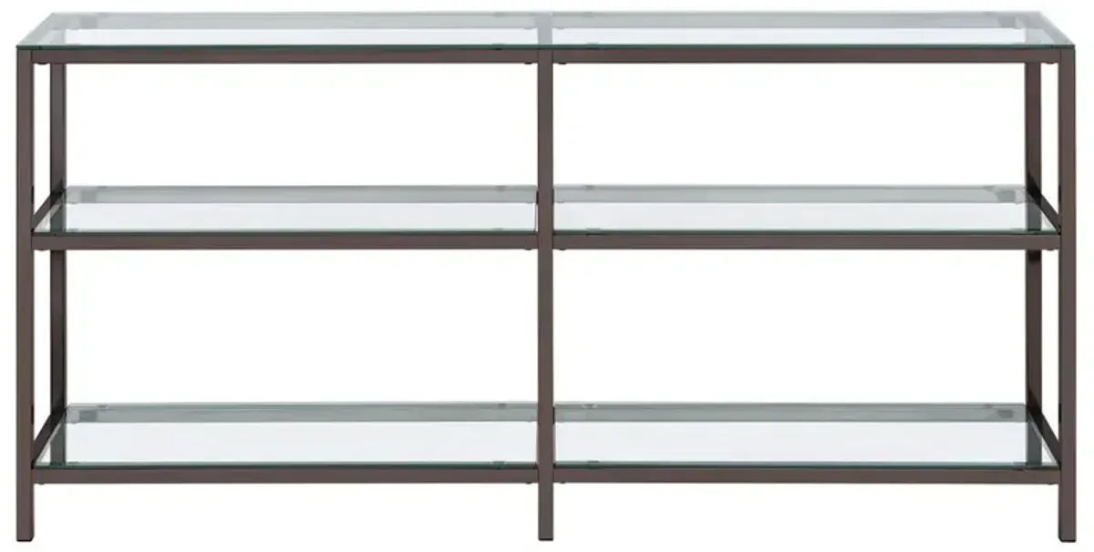 Kate 2-tier Bookcase Black Nickel