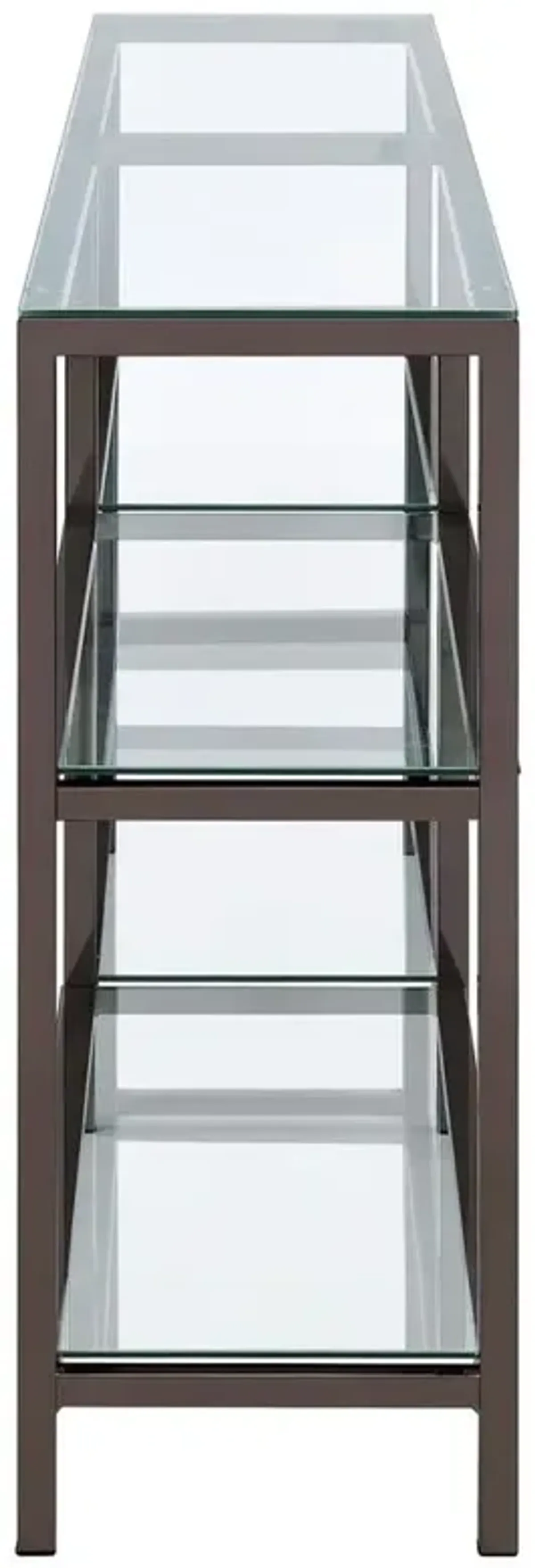 Kate 2-tier Bookcase Black Nickel