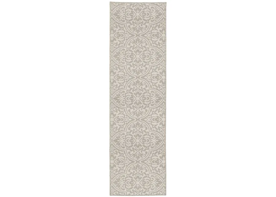 Portofino 1'10" x 7'3" Grey Rug