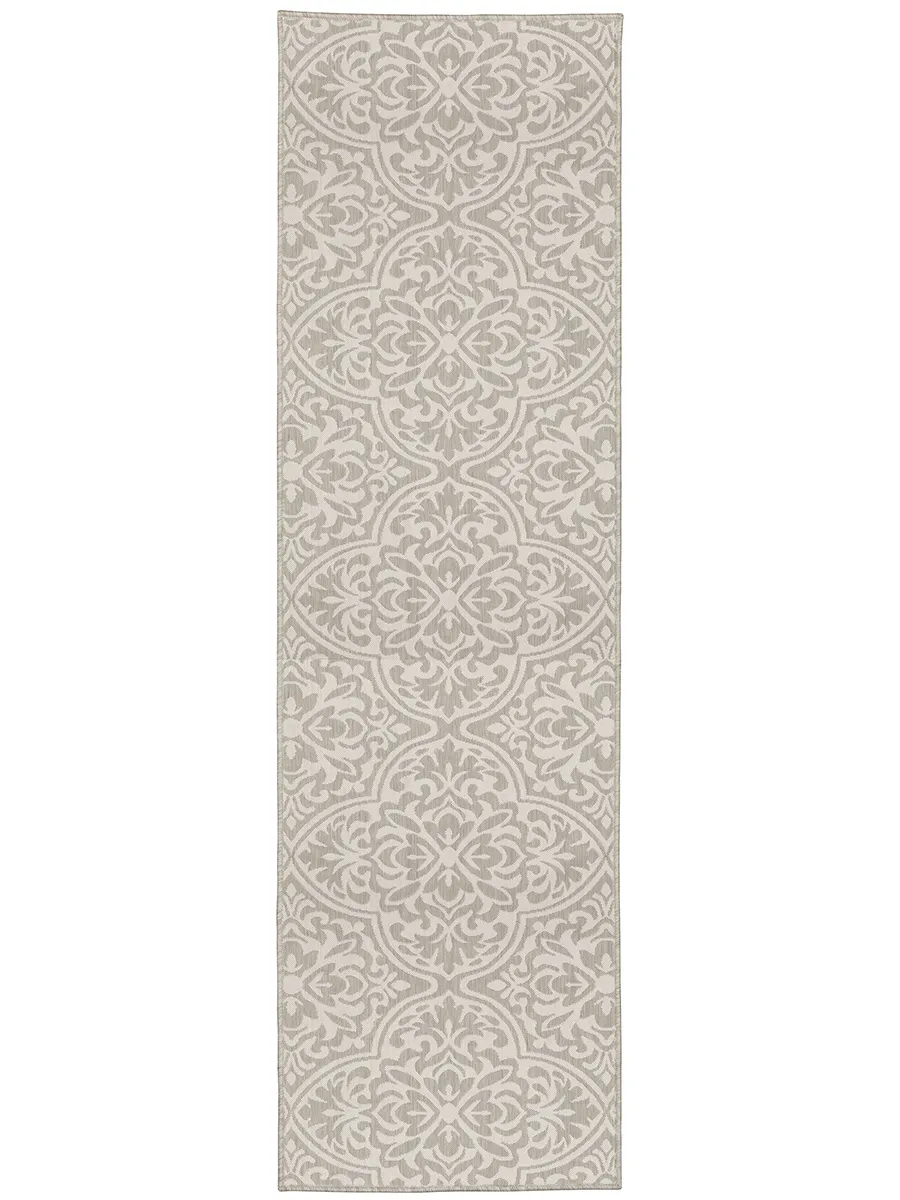 Portofino 1'10" x 7'3" Grey Rug