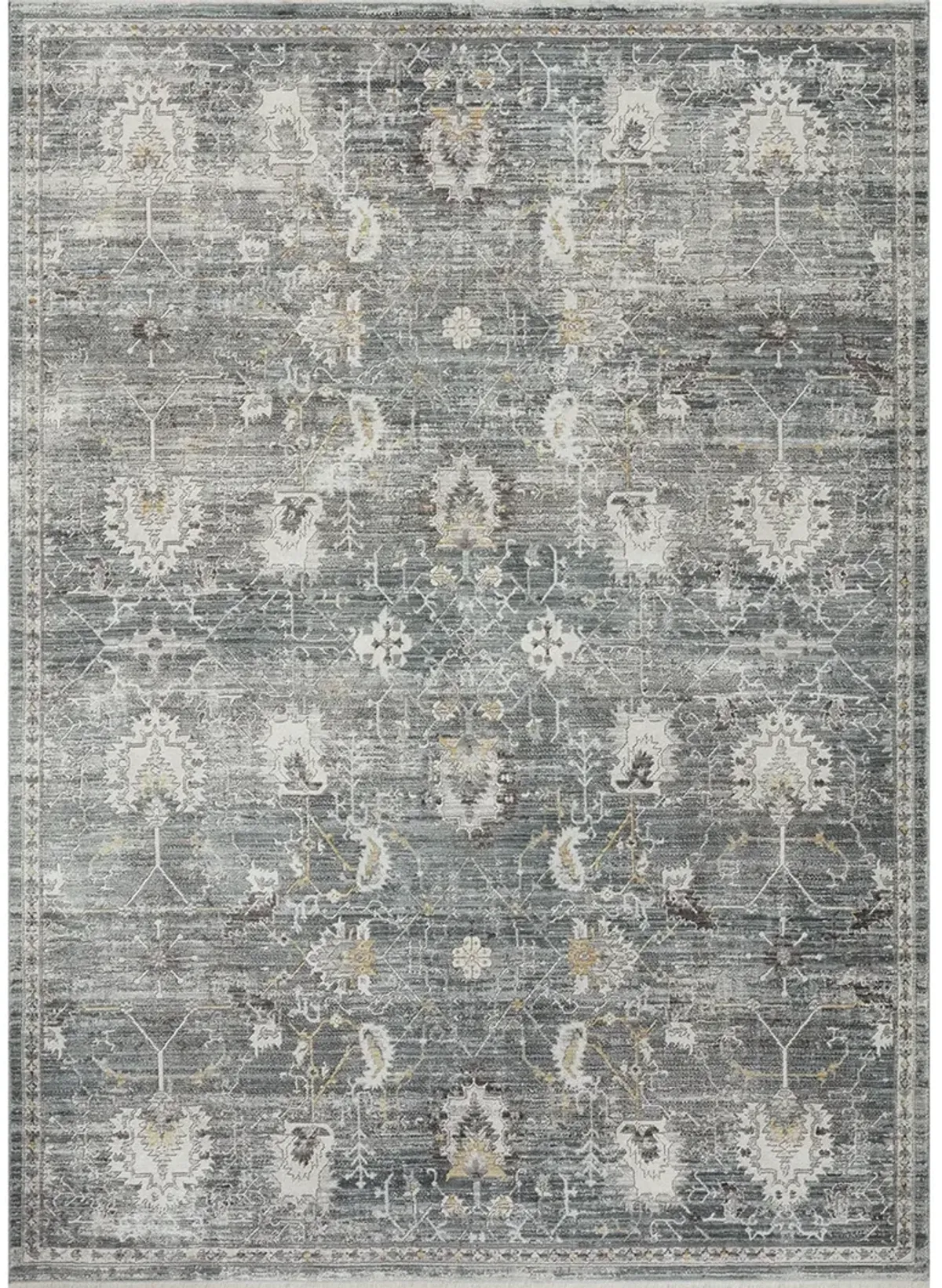 Bonney BNY03 Lagoon/Ivory 3'11" x 5'5" Rug