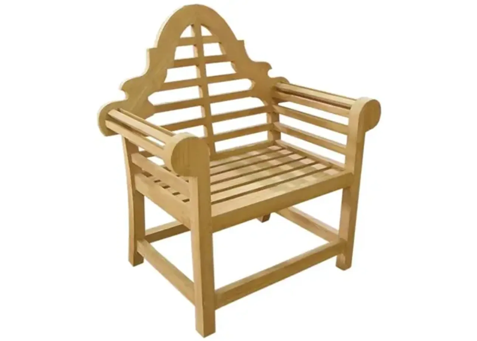 Teak Lutyen Arm Chair