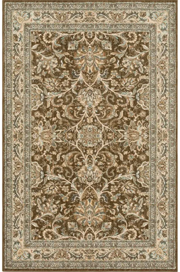 Euphoria Newbridge Brown 8' ROUND Rug