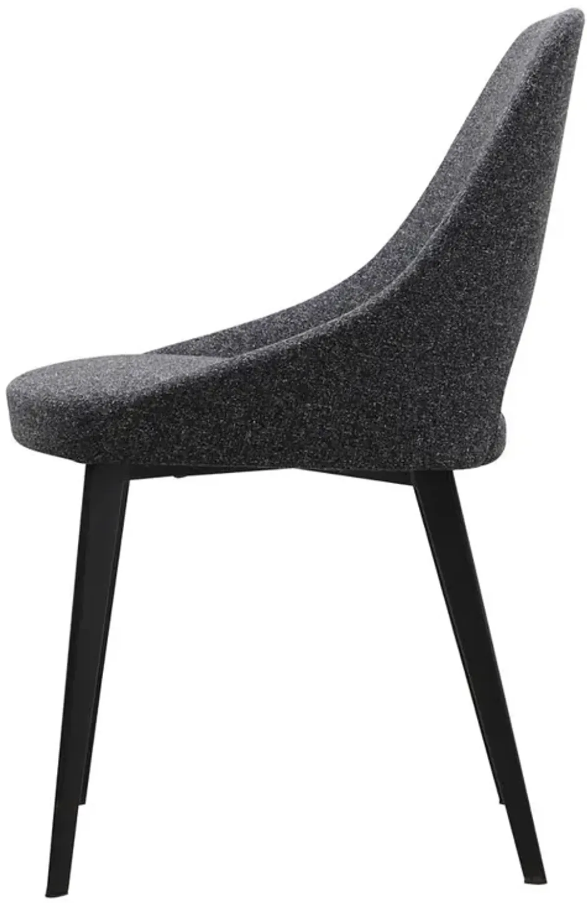 Moe's Home Collection TIZZ DINING CHAIR DARK GREY