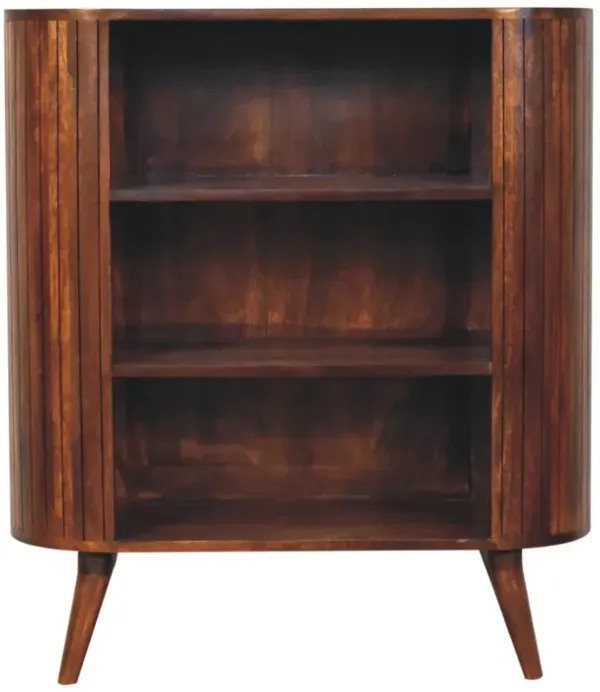 Cortez Chestnut Open Cabinet