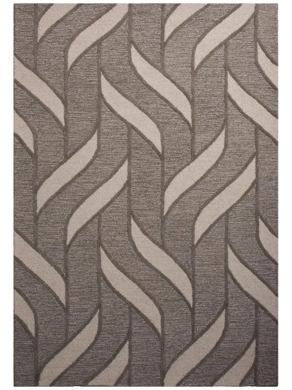 Lofton A07204 Gray 5' x 7'6" Rug