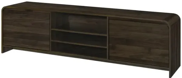 New Classic Furniture Mara Wood Walnut TV Stand
