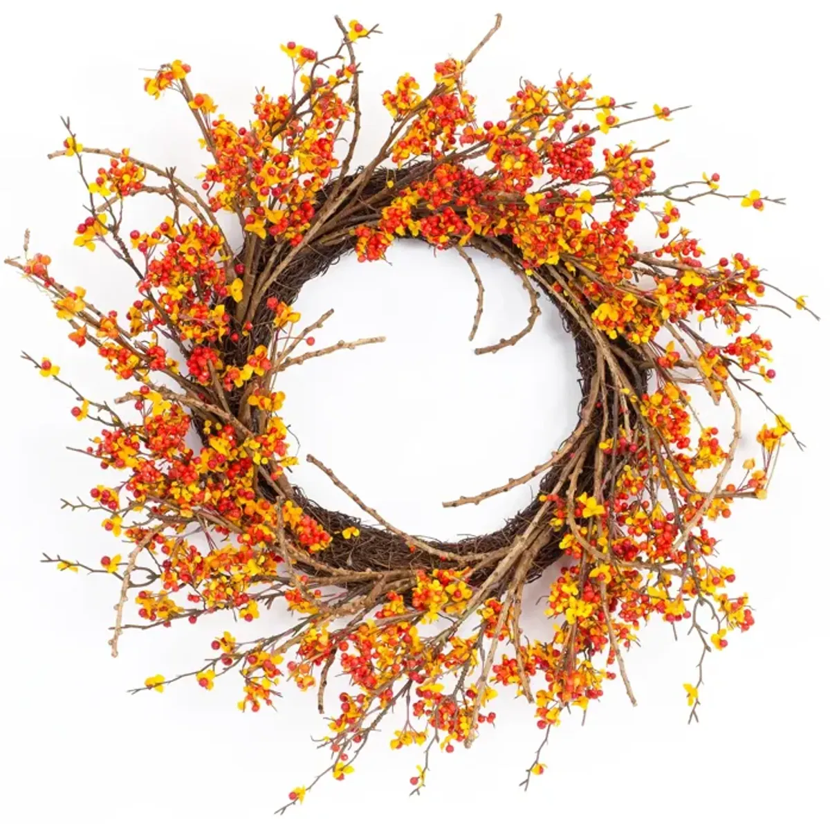 Bittersweet Wreath for Fall, Autumn, or Seasonal Home Décor