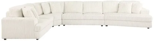 Coaster Co. of America Emberson 4-piece Upholstered Modular Sectional Sofa Ivory