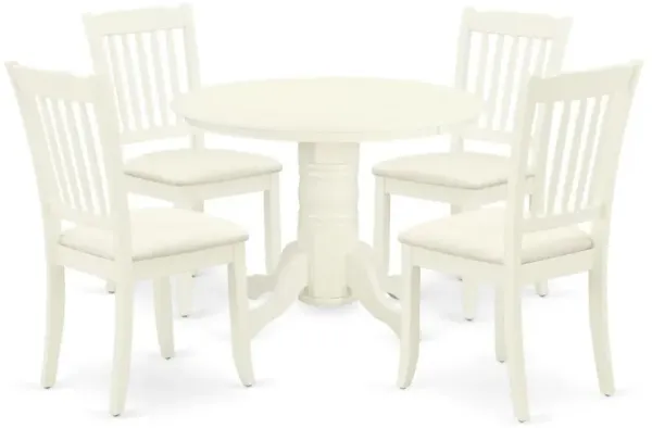 Dining Room Set Linen White