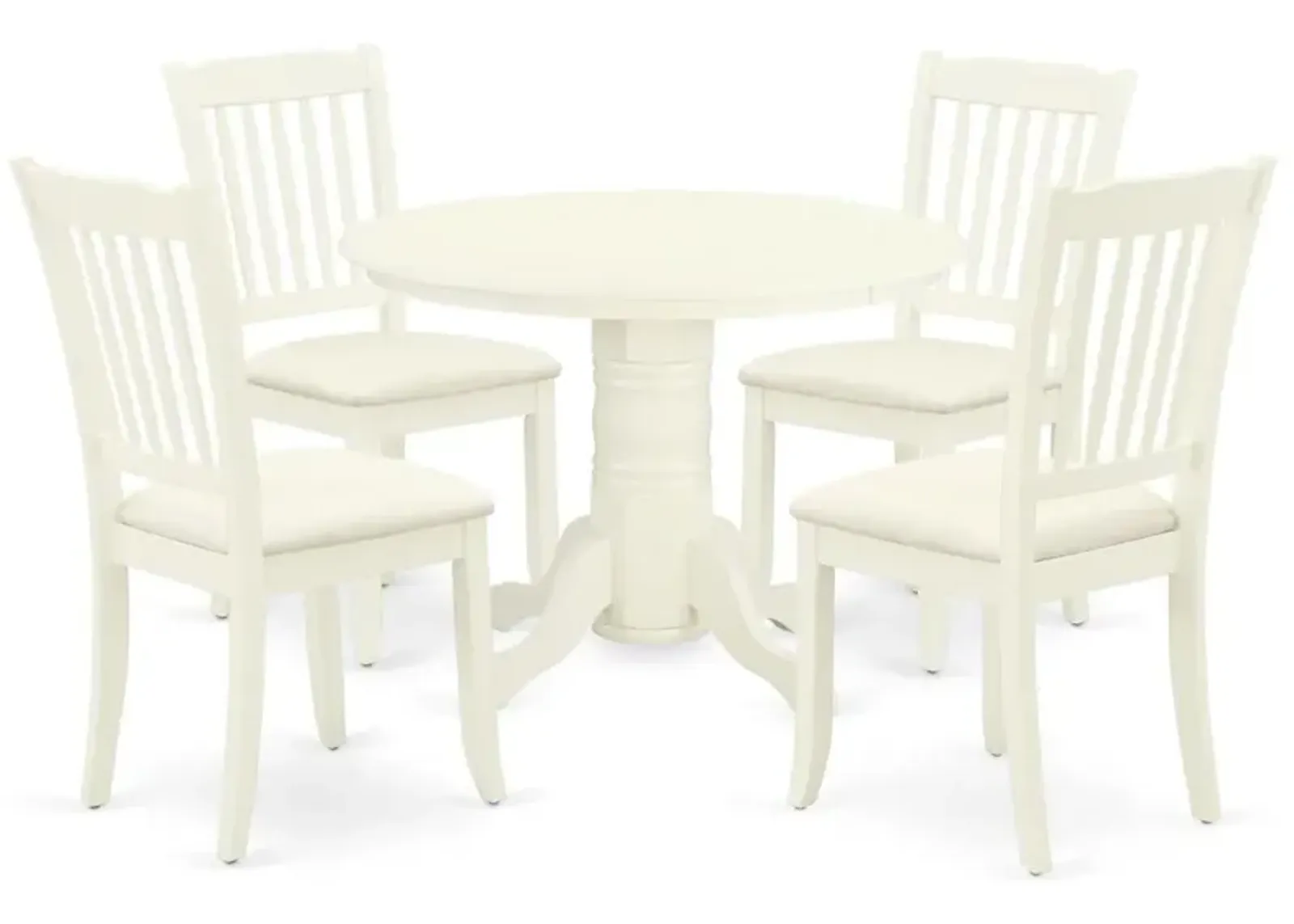 Dining Room Set Linen White