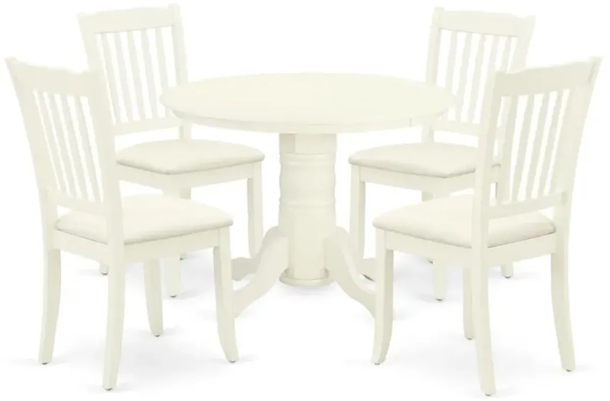 Dining Room Set Linen White