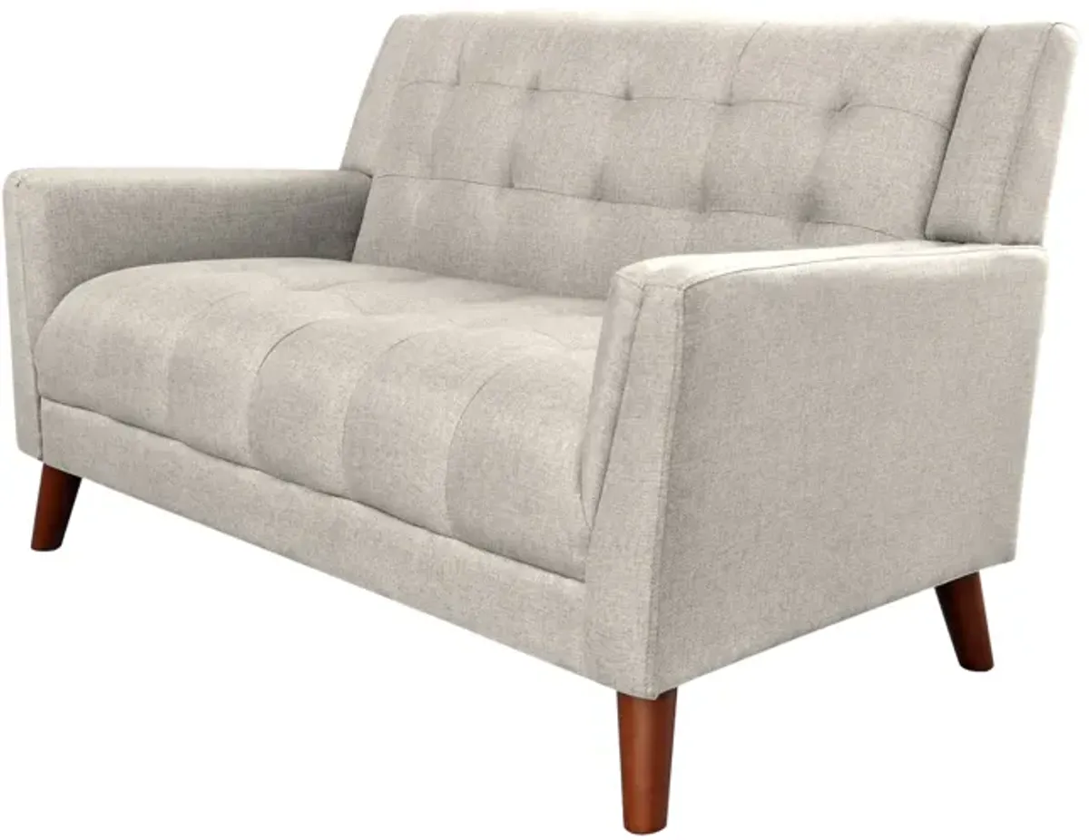 Merax Modern Fabric Loveseat Accent Sofa Chair