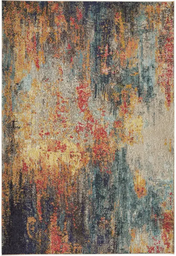 Celestial CES15 Multicolor 5'3" x 7'3" Rug
