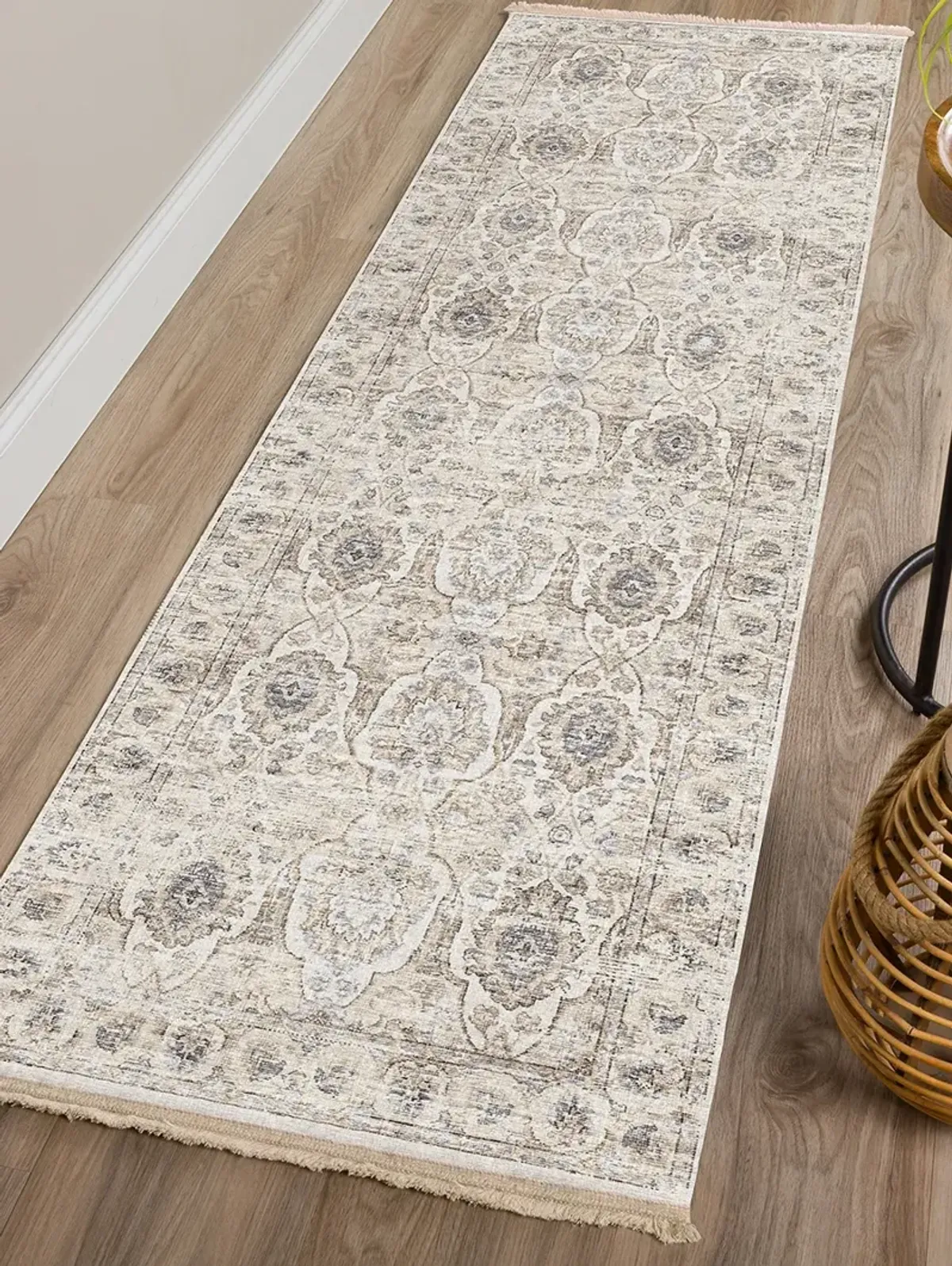 Marbella MB5 Ivory 2'3" x 12' Rug