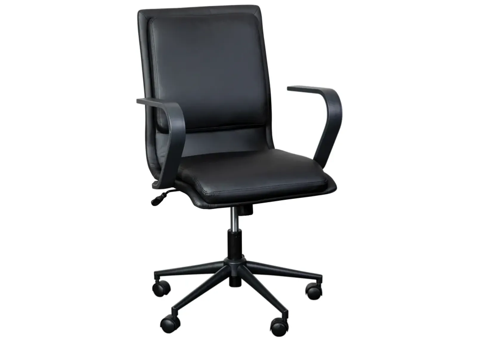 James Mid-Back Designer Executive Office Chair with Base and Arms