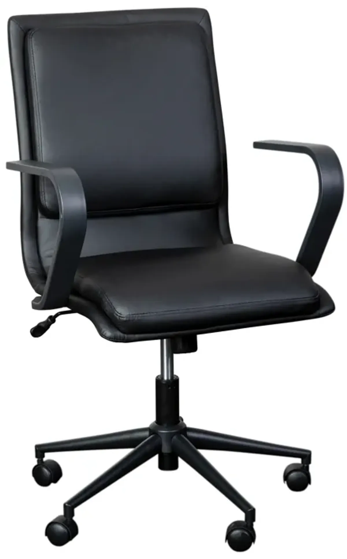 James Mid-Back Designer Executive Office Chair with Base and Arms