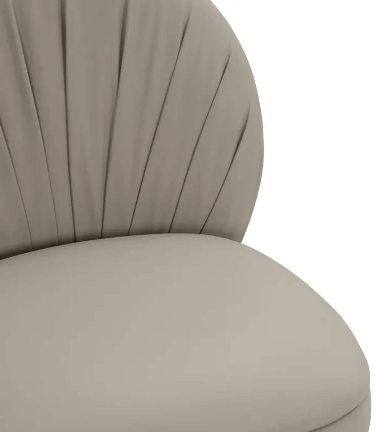 Aliyah Cream Vegan Leather Dining Chair