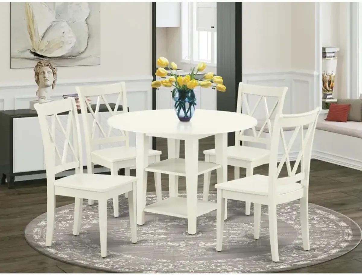 Dining Room Set Linen White