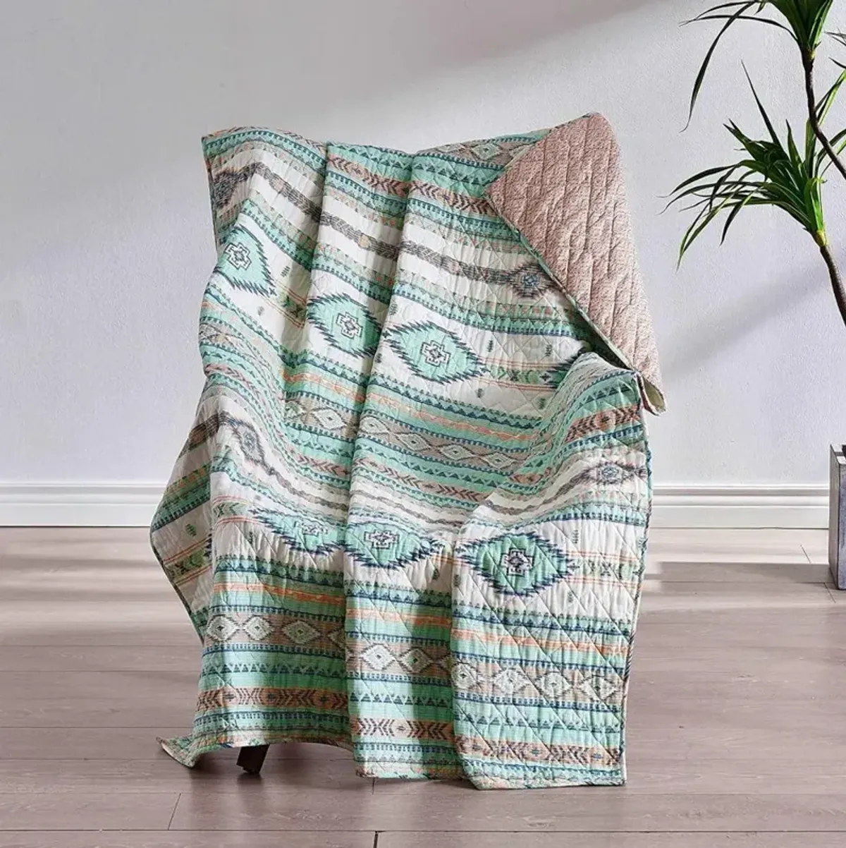 Barefoot Bungalow Accessory Throw Phoenix - Phoenix Turquoise 50x60