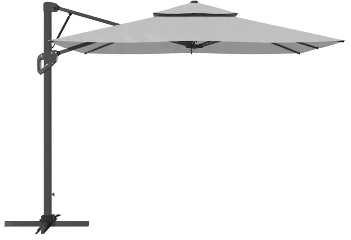 MONDAWE 10 ft. Square Offset Cantilever Outdoor Patio Umbrella