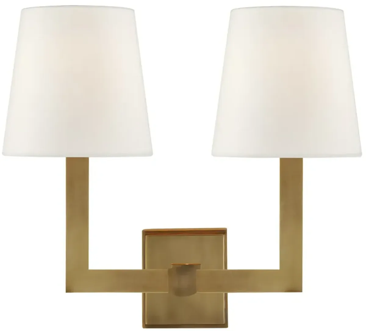 Square Tube Double Sconce